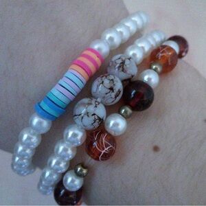 Colorful Beaded Bracelet Set